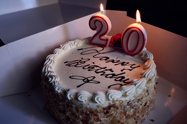 Gâteau d'anniversaire 20 ans