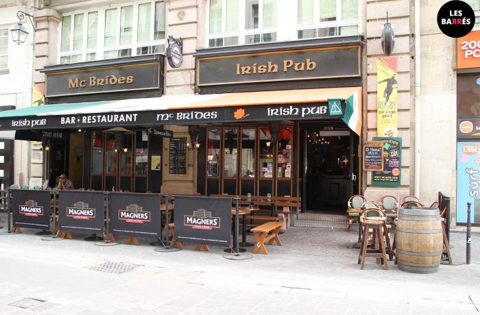 Le Bar-Pub le McBride's Irish Pub à Paris 1 - La devanture