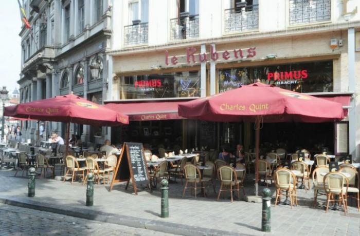 Le Bar-Restaurant le Magic Rubens à Bruxelles - La terrasse